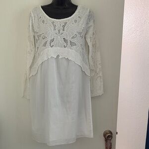 Pauka Hermanny White Cotton Dress